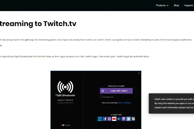 How to Stream on Twitch using XSplit