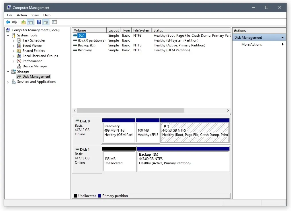 USB Storage Partition